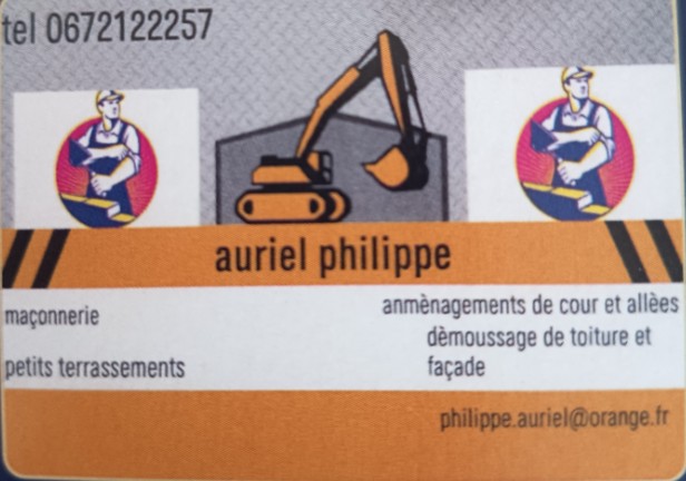 Philippe AURIEL, maçonnerie et petits terrassements