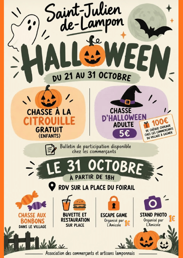 Halloween dans le village